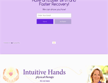 Tablet Screenshot of intuitivehandspt.com